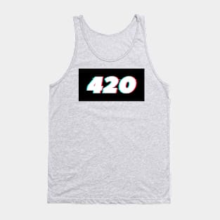 420 Glitch Tank Top